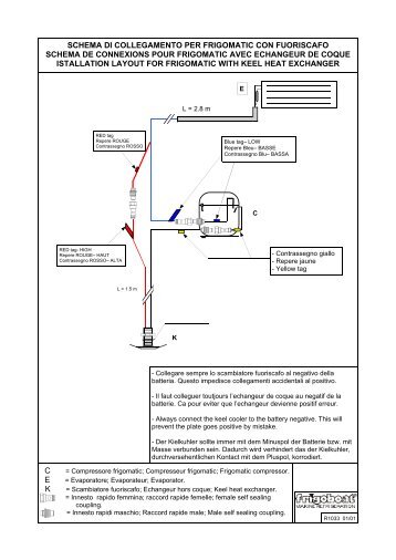 schema di collegamento per frigomatic con fuoriscafo ... - Veco NA