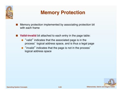 Chapter 8: Memory Management