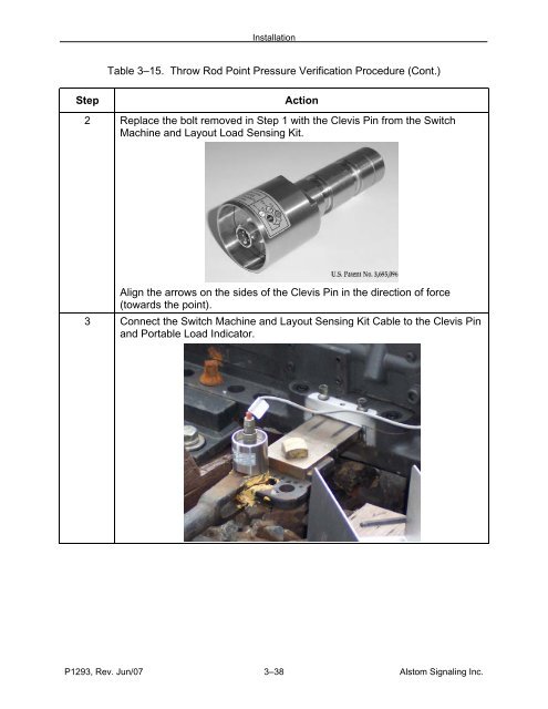 Models 5E, 5F, 5G & 5H Electric Switch Machines: Single ... - Alstom