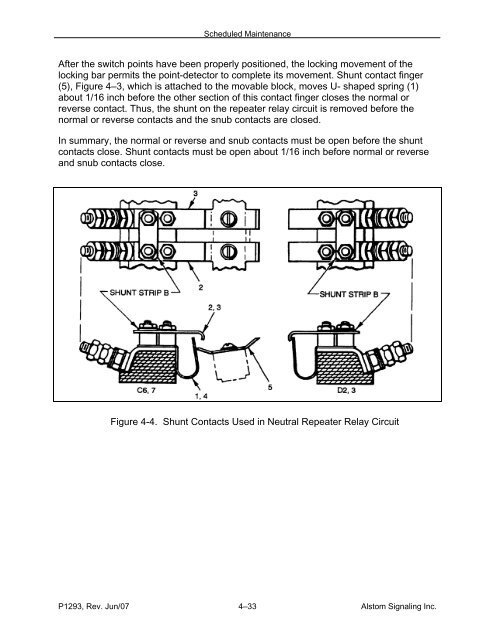 Models 5E, 5F, 5G & 5H Electric Switch Machines: Single ... - Alstom