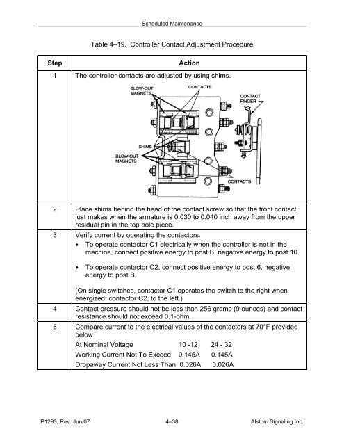 Models 5E, 5F, 5G & 5H Electric Switch Machines: Single ... - Alstom