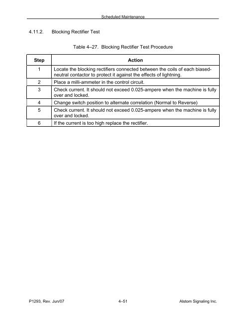 Models 5E, 5F, 5G & 5H Electric Switch Machines: Single ... - Alstom