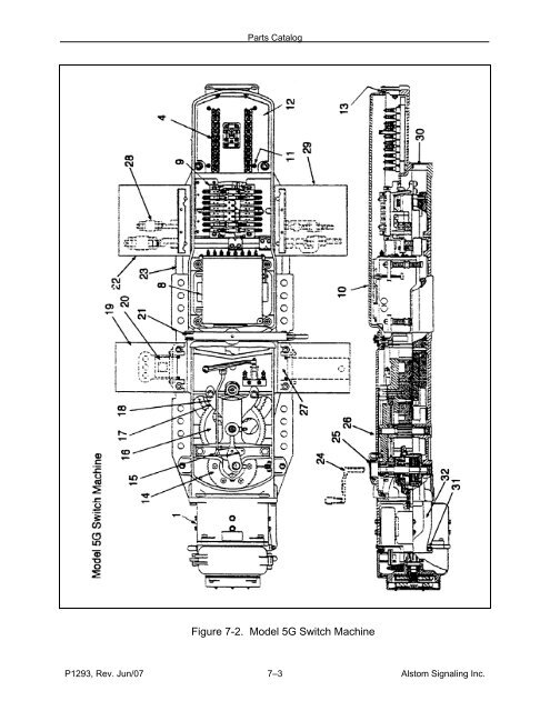 Models 5E, 5F, 5G & 5H Electric Switch Machines: Single ... - Alstom