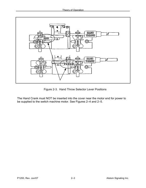 Models 5E, 5F, 5G & 5H Electric Switch Machines: Single ... - Alstom