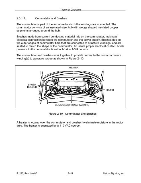 Models 5E, 5F, 5G & 5H Electric Switch Machines: Single ... - Alstom