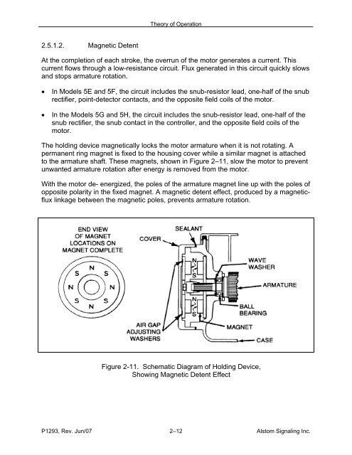 Models 5E, 5F, 5G & 5H Electric Switch Machines: Single ... - Alstom