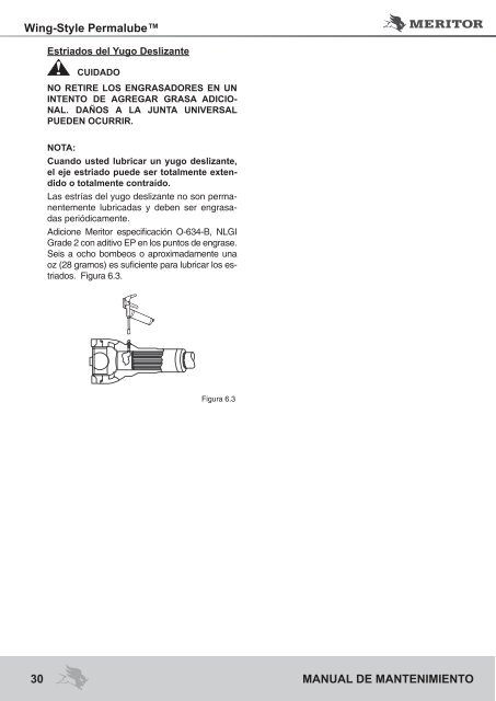 MANUAL DE MANTENIMIENTO - Meritor