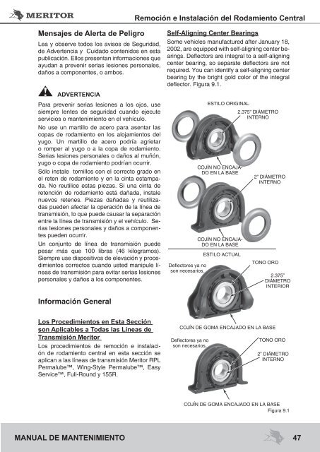 MANUAL DE MANTENIMIENTO - Meritor