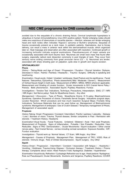 NBE CME programme for DNB consultants - National Board Of ...