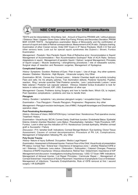 NBE CME programme for DNB consultants - National Board Of ...