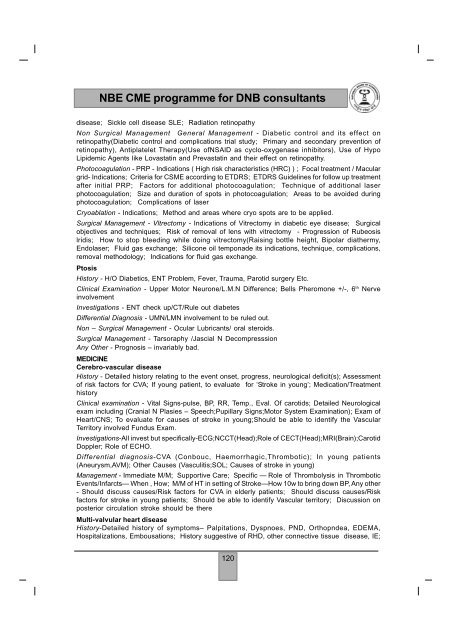 NBE CME programme for DNB consultants - National Board Of ...