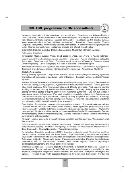 NBE CME programme for DNB consultants - National Board Of ...