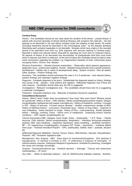 NBE CME programme for DNB consultants - National Board Of ...