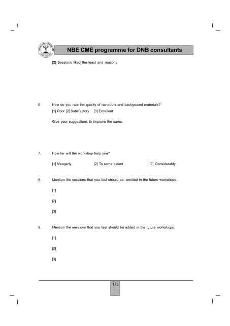 NBE CME programme for DNB consultants - National Board Of ...