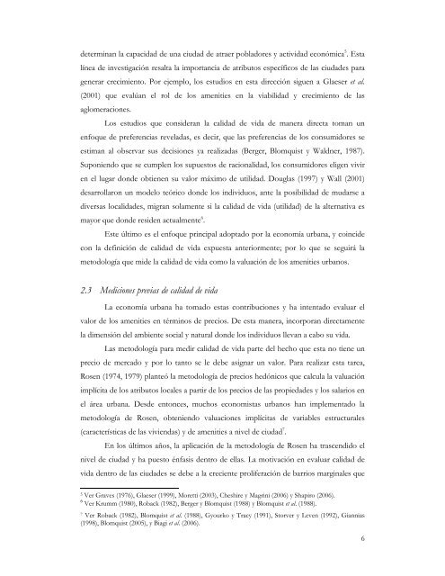 La Calidad de Vida en los Barrios de Buenos Aires: Estimaciones ...