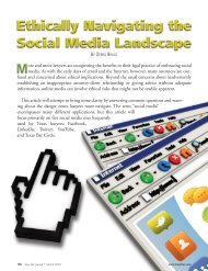 Ethically Navigating the Social Media Landscape - State Bar of Texas
