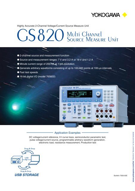 Yokogawa GS820 Multi Channel Source Measure Unit