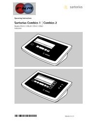 Sartorius Combics 1 | Combics 2 - Pkm-gua.com