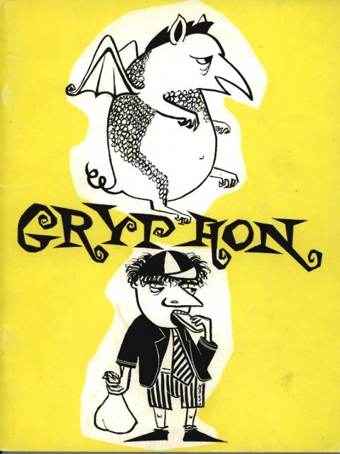 Gryphon 1959 - Administration, Monash University