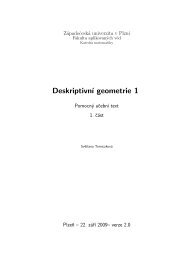 Deskriptivn´ı geometrie 1