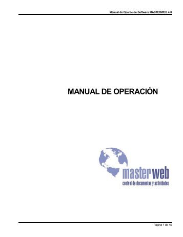 MANUAL DE OPERACIÓN