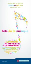 fÃªte de la musique - Ville de Vincennes