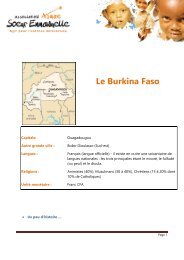 Le Burkina Faso - Asmae