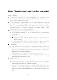 Chapter 7 Control Systems Design by the Root Locus Method