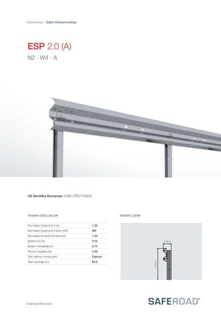 Otokorkuluk Sistemleri - Saferoad RRS GmbH