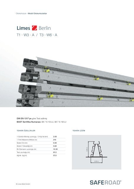 Otokorkuluk Sistemleri - Saferoad RRS GmbH