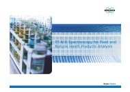 FT-NIR Spectroscopy for Food and Natural Heath Products ... - CVG