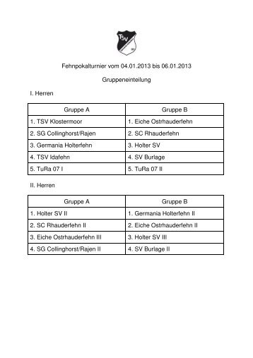 klick mich - TSV Germania Holterfehn