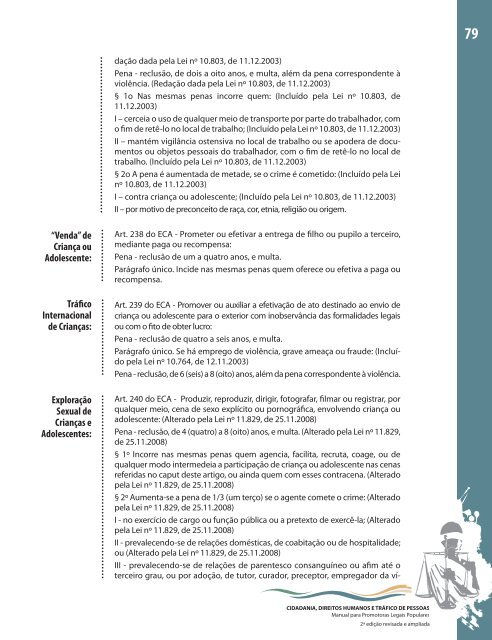 Cidadania, direitos humanos e trafico de pessoas - OrganizaÃ§Ã£o ...