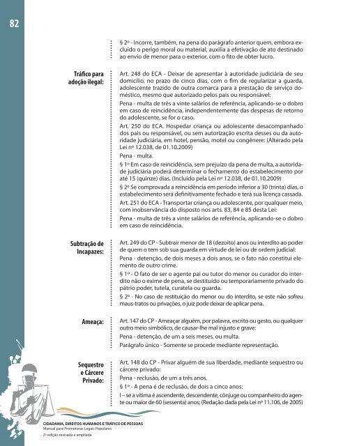 Cidadania, direitos humanos e trafico de pessoas - OrganizaÃ§Ã£o ...