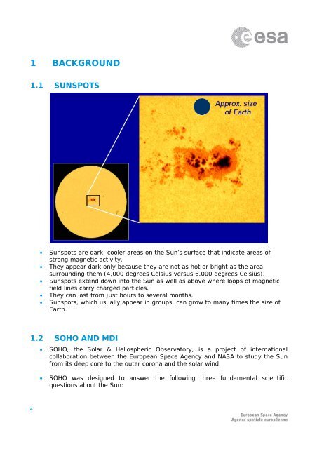 ESAC SOHO Science Archive Tutorial