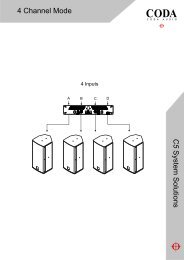 C5 System Solutions - Coda Audio