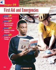 Chapter 28: First Aid and Emergencies