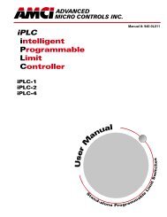 iPLC .pdf manual - Advanced Micro Controls Inc