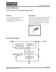 KA378R33 Low Dropout Voltage Regulator - Fairchild Semiconductor