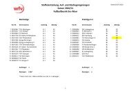 und Abstiegsregelungen Saison 2010/11 Fußballbezirk Enz-Murr