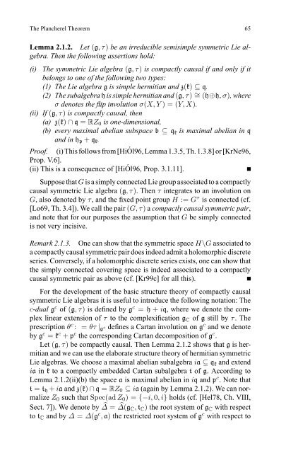 The Plancherel Theorem for invariant Hilbert spaces