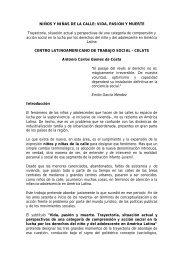 NIÑOS Y NIÑAS DE LA CALLE: VIDA, PASIÓN Y MUERTE ... - IIN