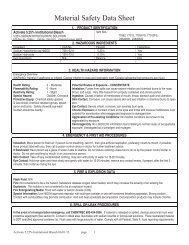 Material Safety Data Sheet - Pro-Link