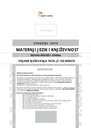 MATERNJI JEZIK I KNJIÅ½EVNOST - ICCG