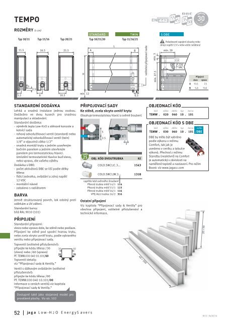 Ceník Tempo Stěnový pdf - Jaga