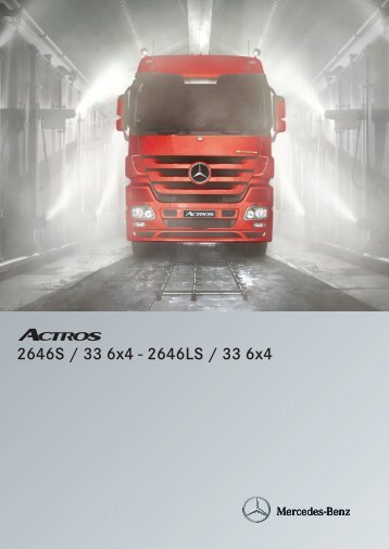 Actros 2646 S 6x4 - Mercedes Benz