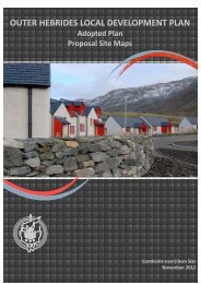 outer hebrides local development plan - Comhairle nan Eilean Siar