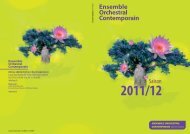 Brochure EOC Saison 2011-2012