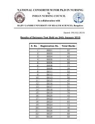 NATIONAL CONSORTIUM FOR Ph.D IN NURSING by INDIAN ...