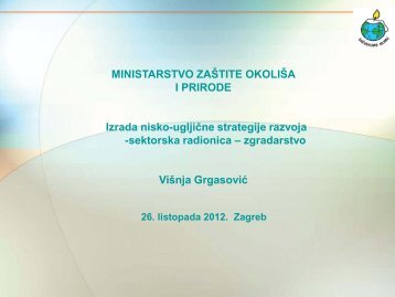 Izrada nisko-ugljiÄne strategije razvoja - mzoip
